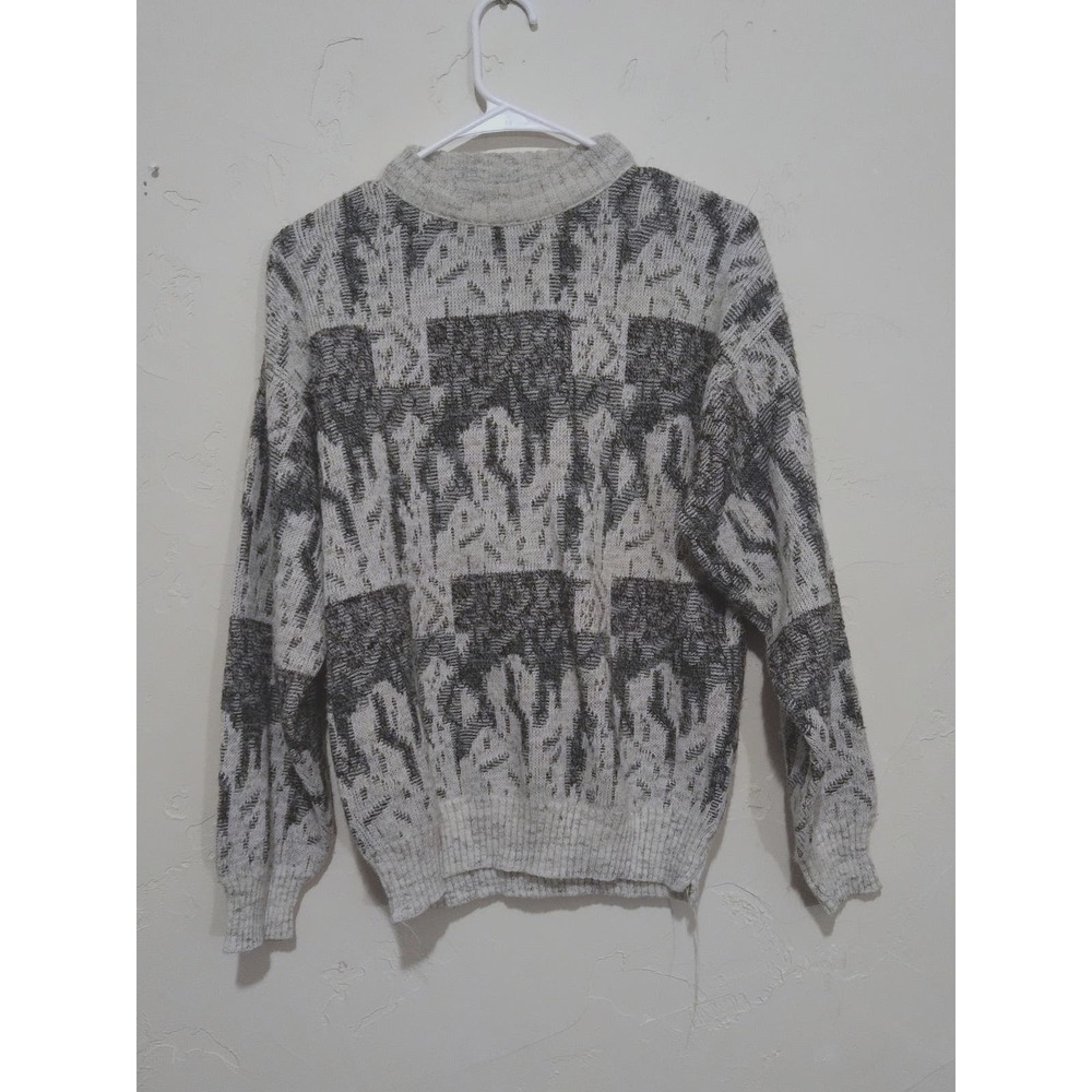 Vintage Gray Wool Blend Sweater